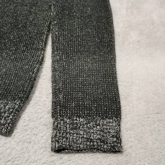 Reiss Jumper Mens XS Tiger Grey Chunky Tight Knit Contrasting Trim Crew Heavy - Picture 12 of 13